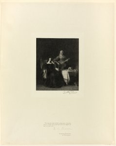 Katharina von Aragon und ihre Zofe, aus Old English Masters