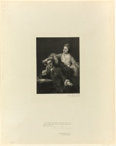 Garrick und seine Frau, aus Alte englische Meister von Timothy Cole