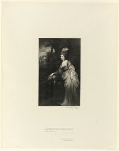 Georgiana, Herzogin von Devonshire, aus Old English Masters von Timothy Cole