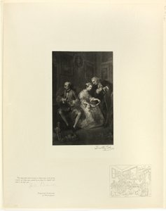 Marriage à la mode (Detail), aus Alte englische Meister von Timothy Cole