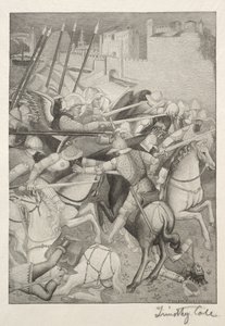 Alte italienische Meister: Schlacht von St. Ephesus gegen die Heiden von Sardinien, 1888-1892