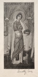 Alte italienische Meister: St. Agnes, 1888-1892 von Timothy Cole