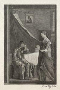 Alte italienische Meister: St. Ursula mit ihrem Vater, 1888-1892