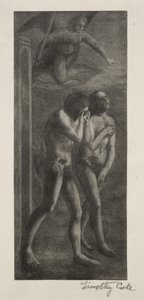 Alte italienische Meister: Die Vertreibung aus dem Paradies, 1888 von Timothy Cole