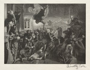 Alte italienische Meister: Das Wunder des Heiligen Markus, 1888-1892 von Timothy Cole