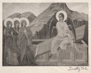Alte italienische Meister: Die drei Marien am Grab, 1888-1892 von Timothy Cole