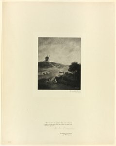 Die Windmühle, aus Alte englische Meister von Timothy Cole