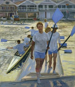 Abendliche Rückkehr, Henley, 1998 von Timothy Easton