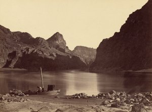 Black Canyon, Colorado River, vom Camp 8, Blick nach oben