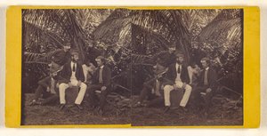 [Don Collins und seine Freunde an Land in der Bucht von San Blas, Darién-Expedition] von Timothy H. O