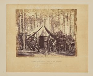 Hauptpostamt, Armee des Potomac, Brandy Station, Virginia von Timothy H. OSullivan