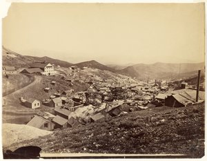 Gold Hill, West Silver City, Nevada, Silver Peak Range von Timothy H. O