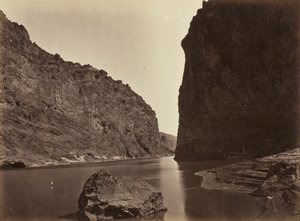 Black Canyon, Colorado River, Blick nach unten, nahe Camp 7