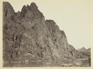 Felswand gegenüber Big Horn Camp, Black Canyon, Colorado River