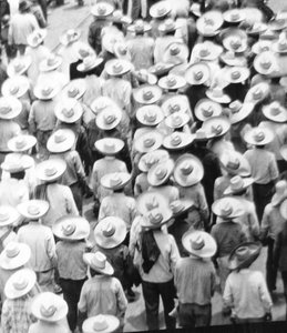 Marsch der Arbeiter, Mexiko-Stadt, 1926