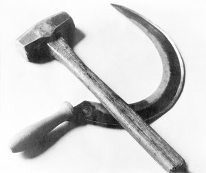 Mexikanische Revolution: Hammer und Sichel, Mexiko-Stadt, 1927