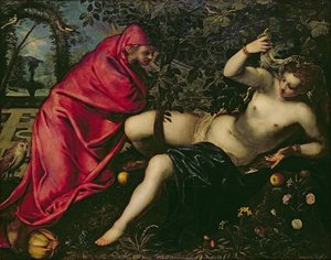 Angelica und der Einsiedler von Tintoretto