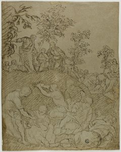 Wunder der Brotvermehrung von Tintoretto
