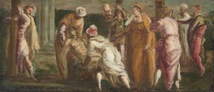 Heilige Helena prüft das wahre Kreuz von Tintoretto