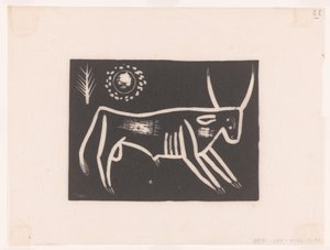 Stier von Tinus van Doorn (signed by artist)