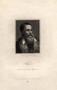 Porträt von Tizian, graviert von John T. Wedgwood von Titian (c.1488 1576) (after)