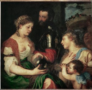 Eheliche Allegorie, fälschlicherweise Alphonse d