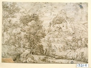 Landschaft mit Vögeln im Flug von Titian (c.1488 1576)