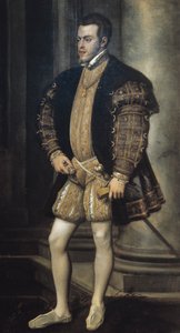 Porträt von Philipp II. von Spanien von Titian (c.1488 1576)