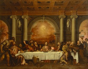 Skizze für das letzte Abendmahl von Titian (c.1488 1576)