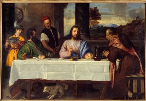 Abendmahl in Emmaus von Titian (c.1488 1576)