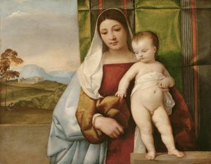 Die Zigeunermadonna von Titian (c.1488 1576)