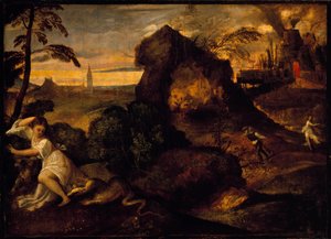 Orpheus und Eurydike von Tiziano Vecelli