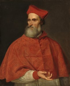 Porträt von Kardinal Pietro Bembo, ca. 1540 (Öl auf Leinwand)