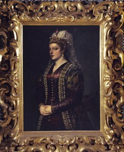 Porträt von Caterina Coronaro 1542