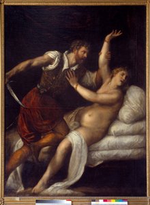 Die Vergewaltigung der Lucretia oder Tarquin und Lucretia von Tiziano Vecelli