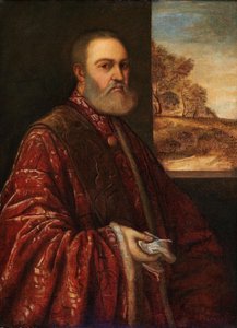 Porträt des Prokurators Alessandro Contarini, ca. 1540-1545 von Titian,