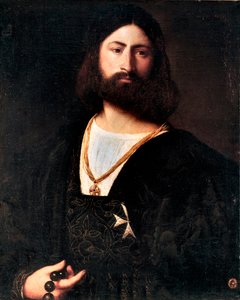 Porträt eines Ritters von Malta von Tiziano Vecellio genannt Tizian