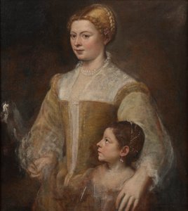 Porträt einer Dame und ihrer Tochter von Titian