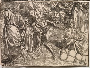 Die Untertauchen der Armee des Pharaos im Roten Meer von Titian