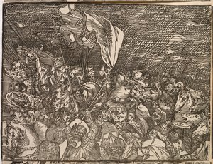 Die Untertauchen der Armee des Pharaos im Roten Meer von Titian