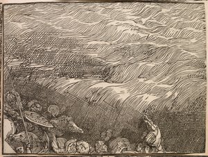 Die Untertauchen der Armee des Pharaos im Roten Meer