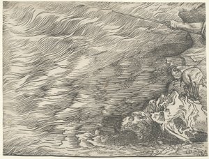 Die Versenkung der Armee des Pharao im Roten Meer von Titian
