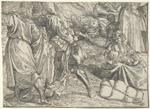 Die Untertauchen von Pharaos Armee im Roten Meer von Titian