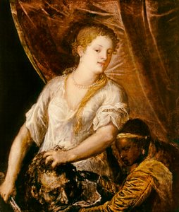 Judith mit dem Kopf des Holofernes, ca. 1570 von Tiziano Vecelli