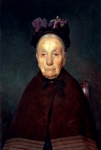 Porträt einer alten Frau von Tito Lessi (1858-1917) von Tito Lessi