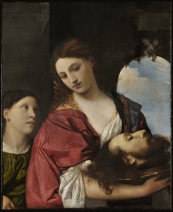 Salome mit dem Kopf von Johannes dem Täufer von Tiziano Vecelli