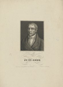 Porträt von Wilhelm Traugott Krug 1770-1842, 1828-1829 von Tobias Falcke