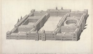 Palast von Whitehall. Die Charing Cross Seite. von Tobias Müller