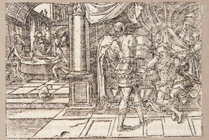 Demetrius stirbt durch Ersticken an Gift von Tobias Stimmer