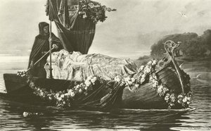 Elaine (Gravur) von Toby Edward Rosenthal
